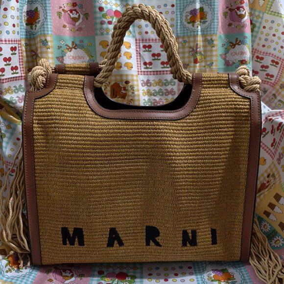 Marni Woven Tote Bag - Picture 1 of 9